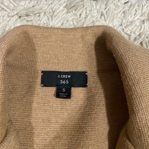 J.Crew 365 Sophia Camel Color Merino Wool Sweater Blazer - Picture 9 of 10